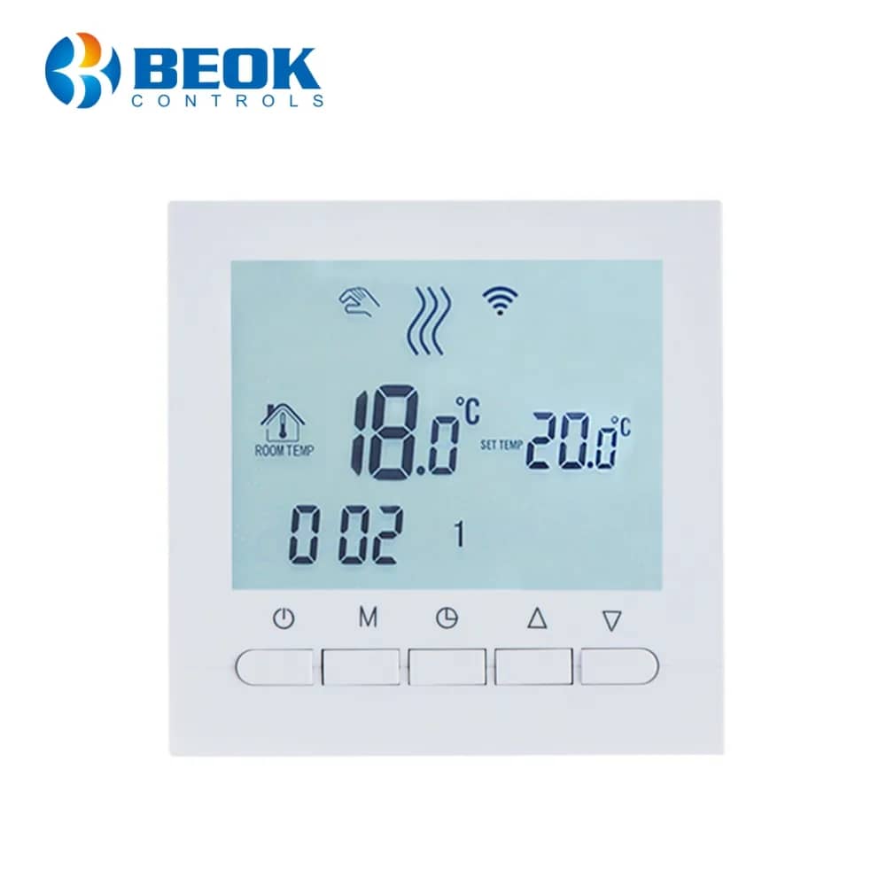 BeOk BOT-313WiFi Wi-Fi Thermostat for Gas Boilers and Underfloor Heating – Smart Life App