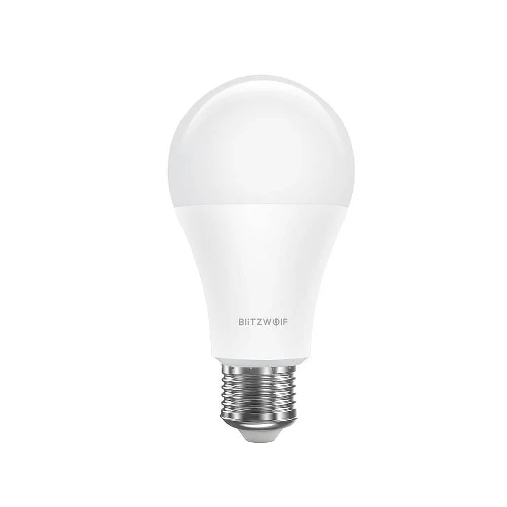 BlitzWolf BW-LT21 Smart RGB LED Bulb – 10 W, 900 lm, 3000K, E27, Voice Control