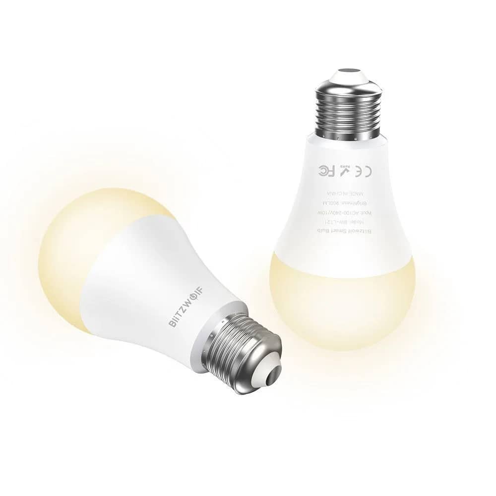 BlitzWolf BW-LT21 Smart RGB LED Bulb – 10 W, 900 lm, 3000K, E27, Voice Control — image 3