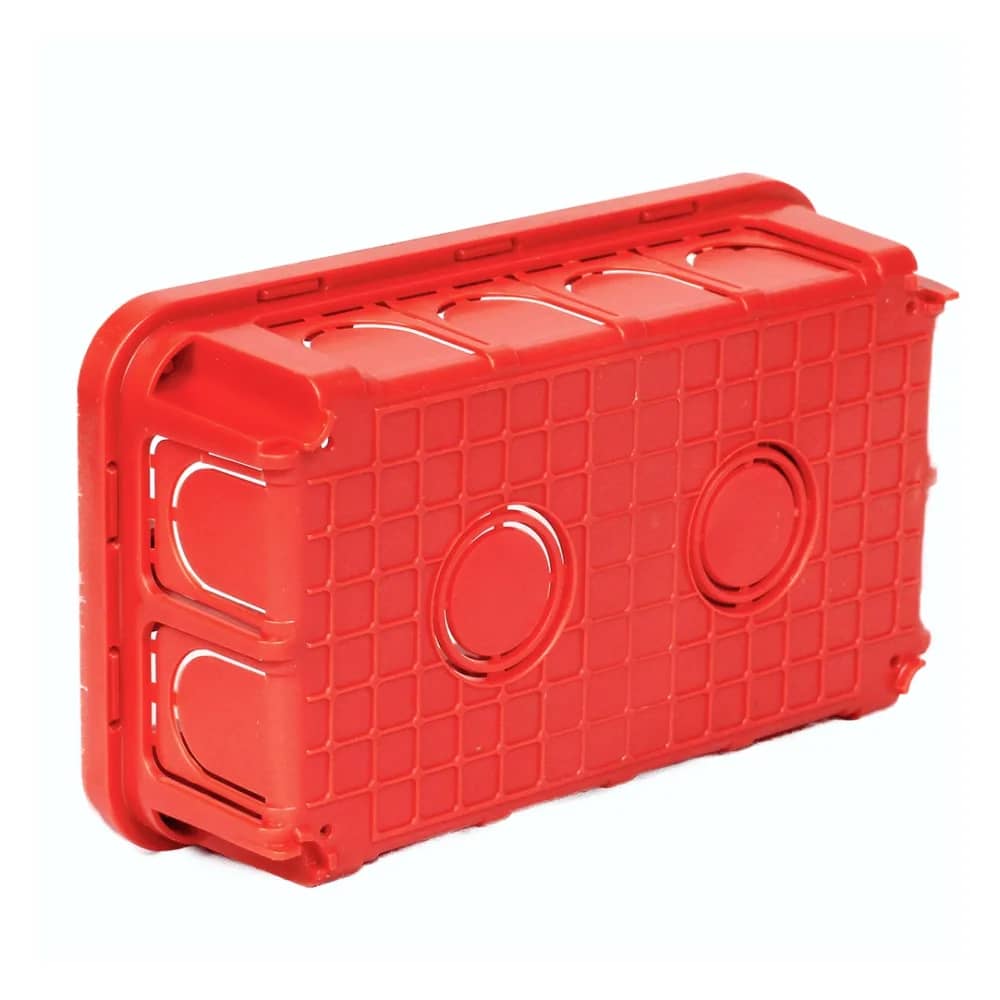 Gewiss GW 24404 ST 4 Module Flush-Mounted Back Box – Livolo Compatible, Italian Standard — image 3