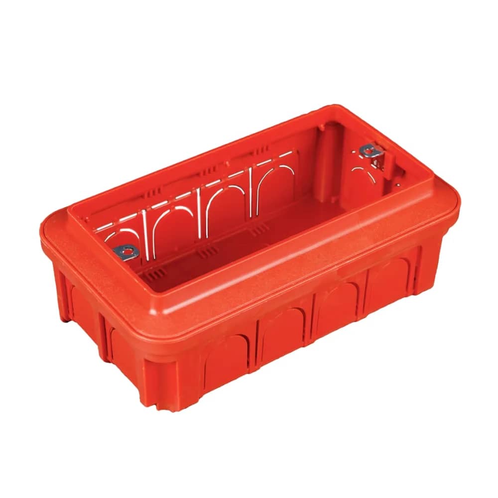 Gewiss GW 24404 ST 4 Module Flush-Mounted Back Box – Livolo Compatible, Italian Standard — image 4