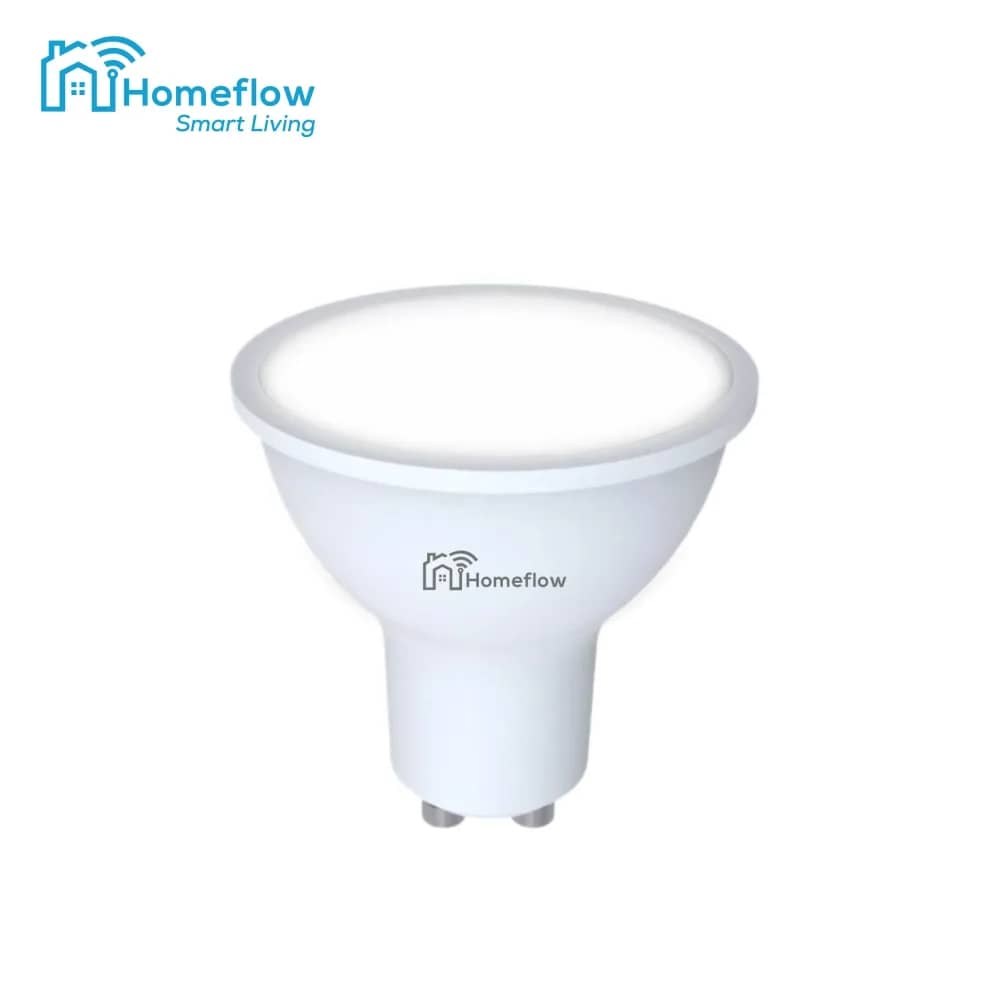 Homeflow B-5002 Smart Wireless LED Bulb – GU10, 5W (35W), 300lm, Dimmable, Warm/Cool White, Smartphone Control