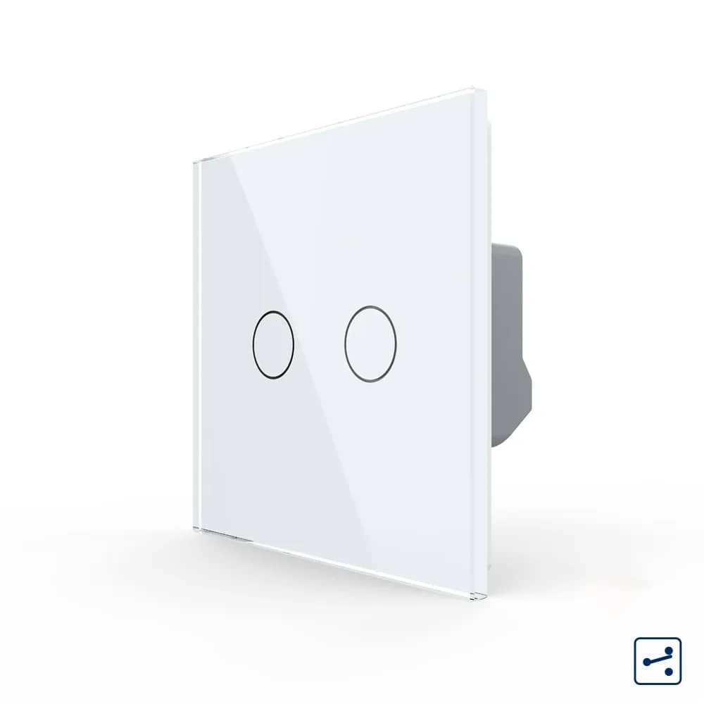 Livolo 2 Gang 2-Way / Intermediate Touch Light Switch – New Series