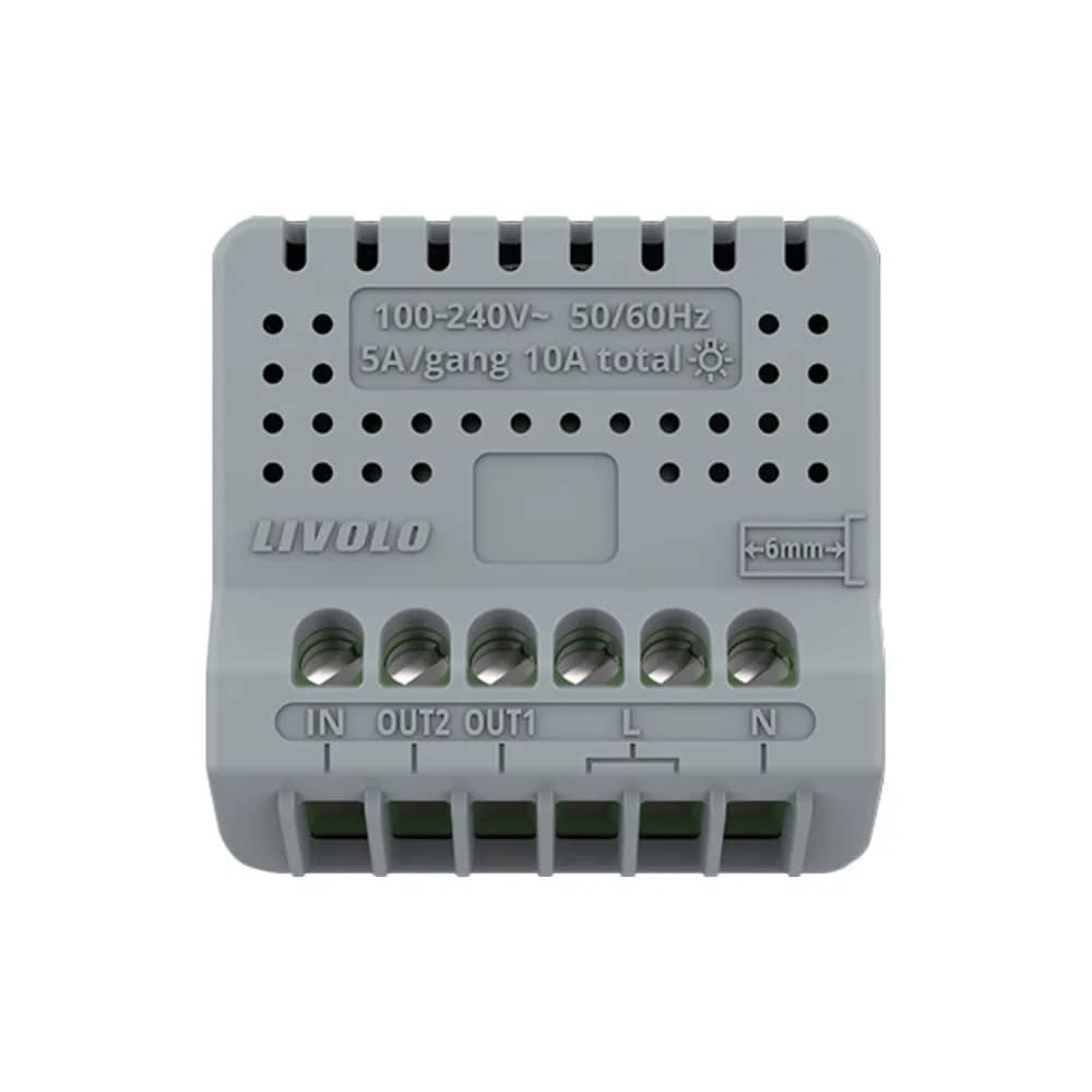 Livolo 2 Gang Momentary Touch Switch Module, Dry Contact – New Series C7-VL-FC2NB-2G — image 4