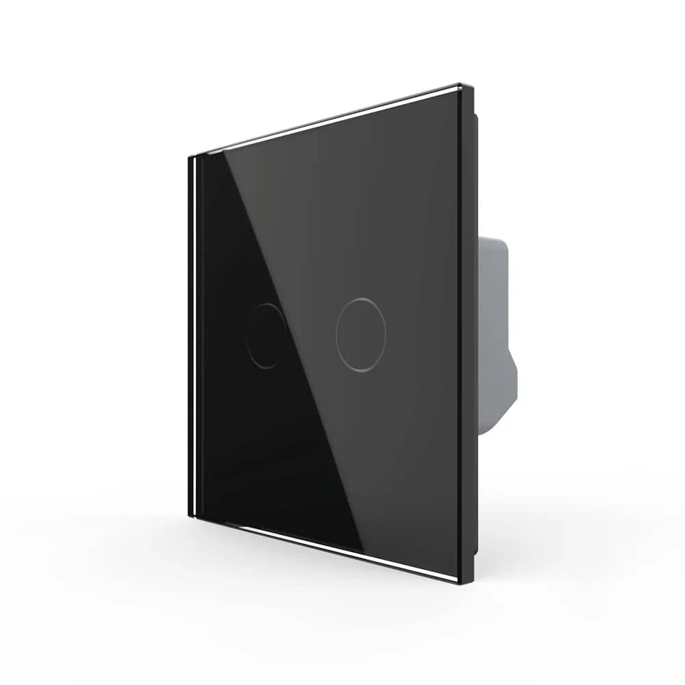 Livolo 2 Gang Tempered Glass Touch Light Switch – New Series