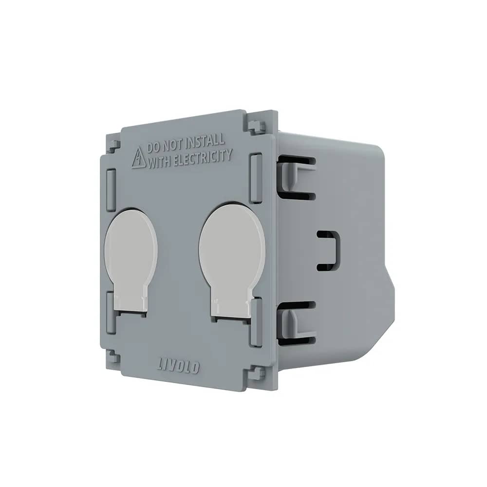 Livolo 2 Gang Touch Light Switch Module – New Series VL-FC2-2G