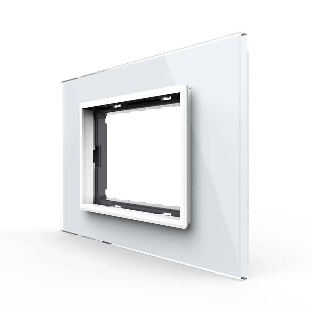 Livolo Glass Frame – Italian Standard, 3 Modules – New Series