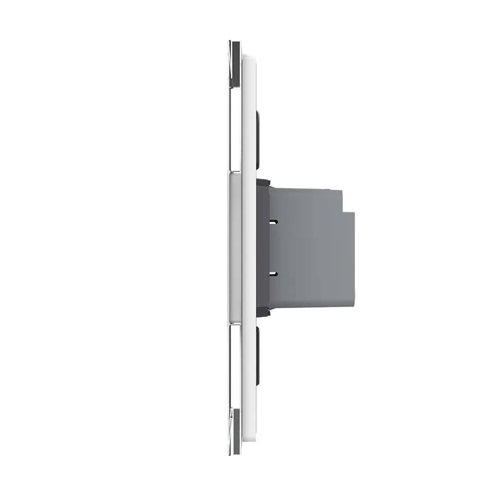 Livolo Glass Touch Light Switch – 1 Gang 2-Way / Intermediate, 1M – New Series – White — image 3