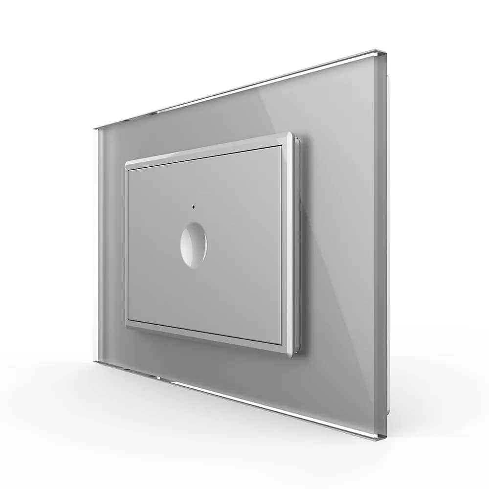 Livolo Glass Touch Light Switch – 1 Gang, Italian Standard – New Series (VL-FC1-3WP-11)