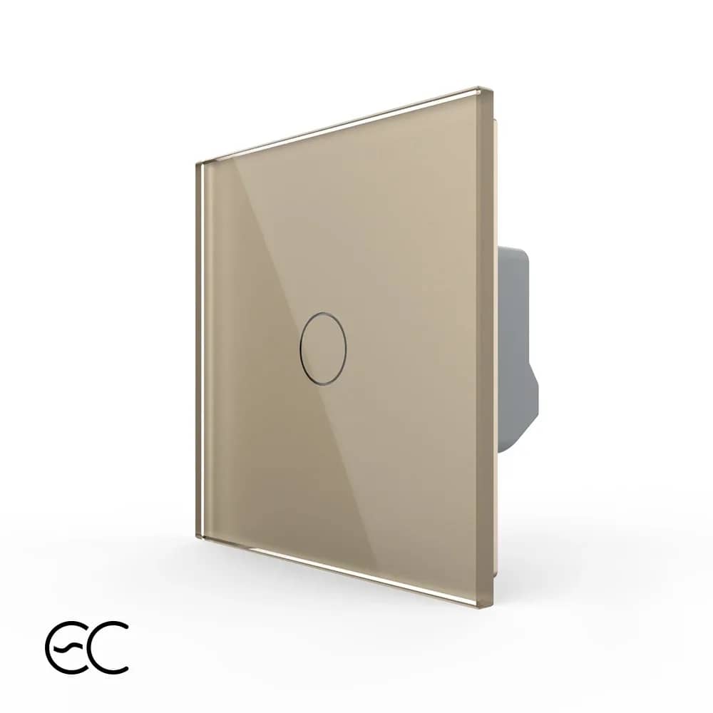 Livolo Glass Touch Light Switch – 1 Gang, Zigbee EC Protocol