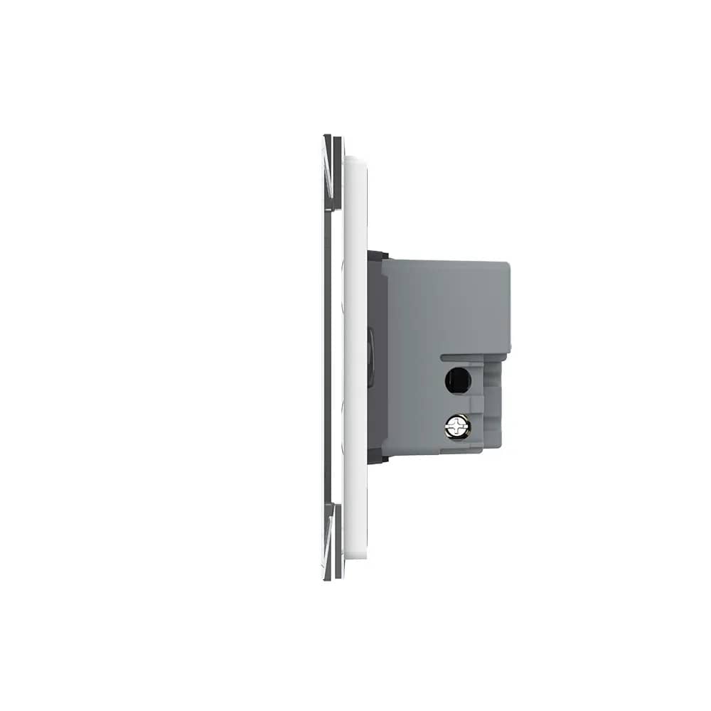 Livolo Glass Touch Light Switch – 4 Gang, Italian Standard – White — image 3