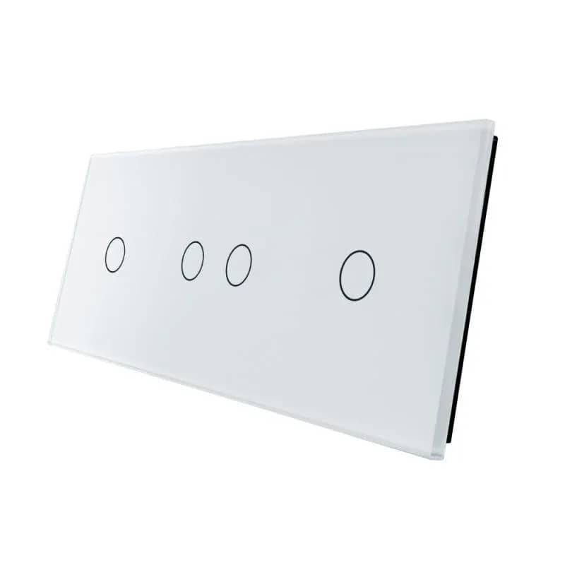 Livolo Glass Touch Light Switch Panel – 1 Gang + 2 Gang + 1 Gang