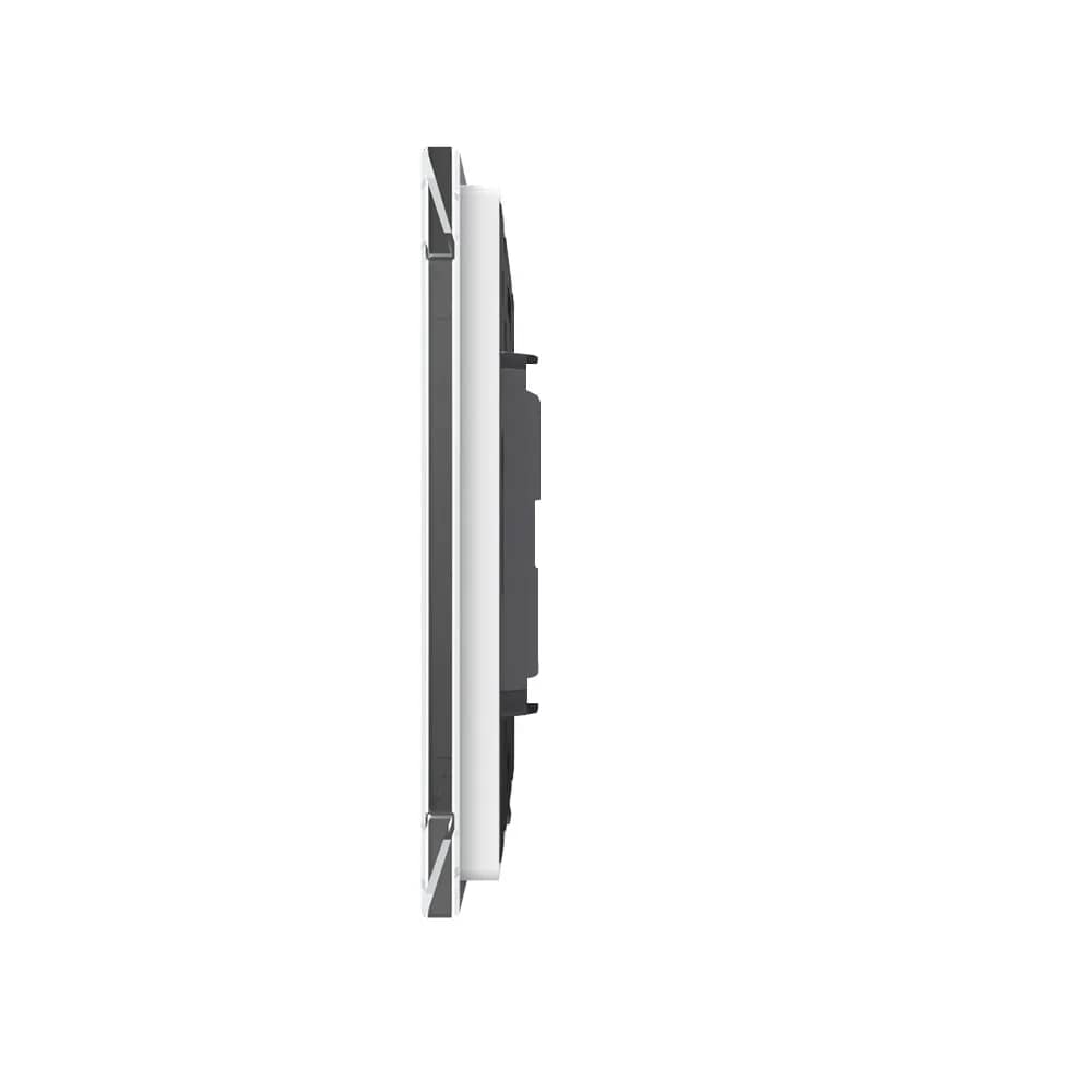 Livolo Glass Touch Light Switch Panel – 2 Gang, Italian Standard – White — image 3
