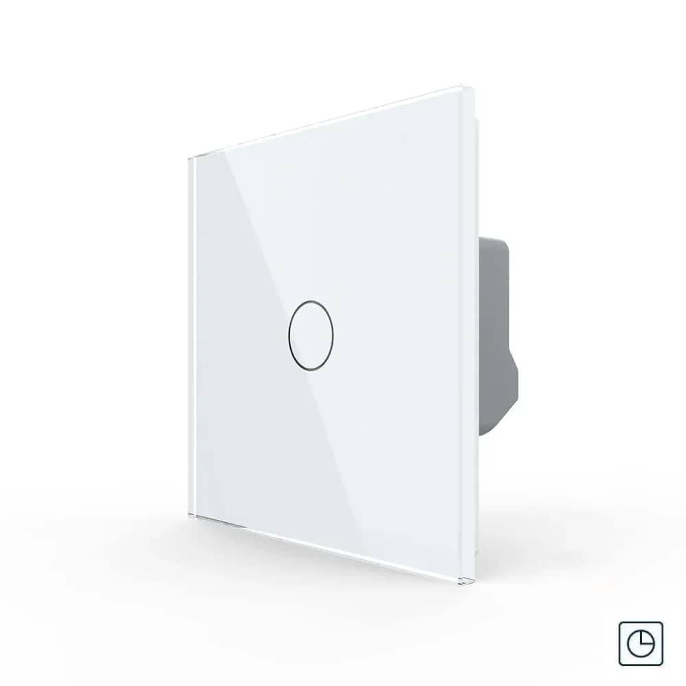 Livolo Glass Touch Light Switch with Timer – 1 Gang, New Series