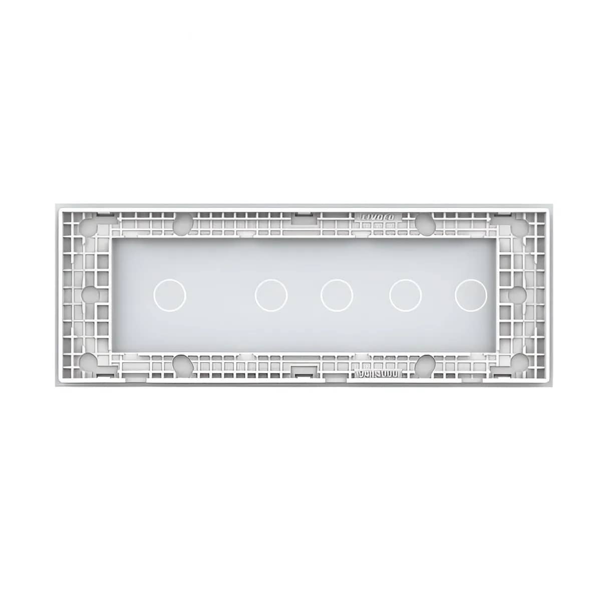 Livolo Glass Touch Light Switch Panel – 2 Gang + 2 Gang + 1 Gang, Italian Standard – 6/7M – White — image 4