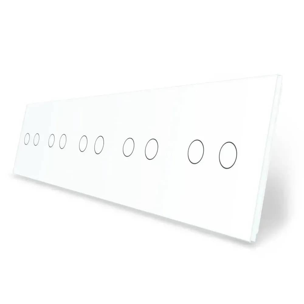 Livolo Glass Touch Light Switch Panel – 2 Gang + 2 Gang + 2 Gang + 2 Gang + 2 Gang