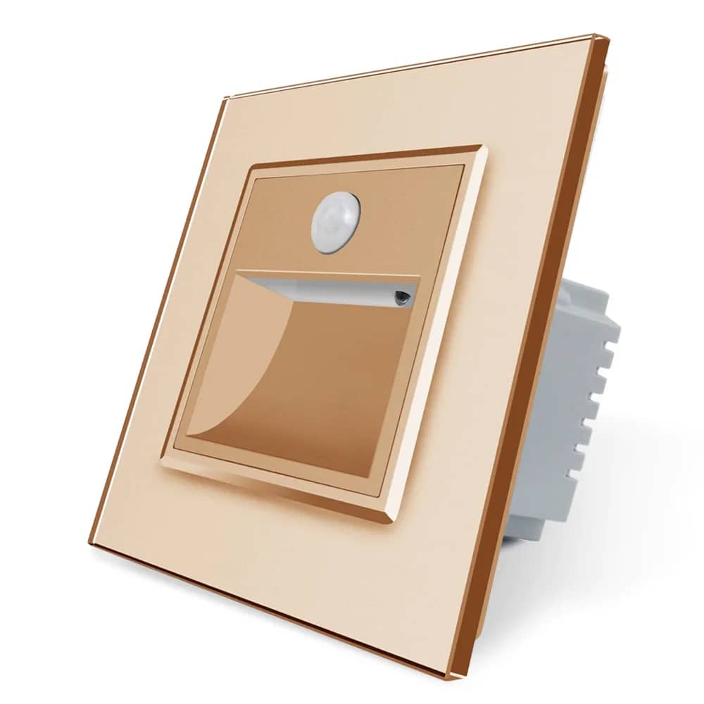 Livolo LED Night Light with Glass Frame and Built-in Motion Sensor