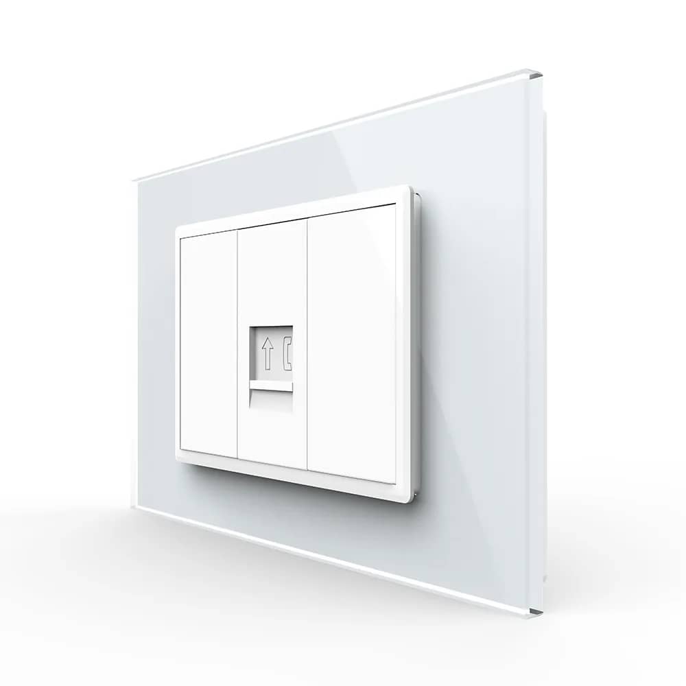 Livolo Telephone Socket with Glass Frame