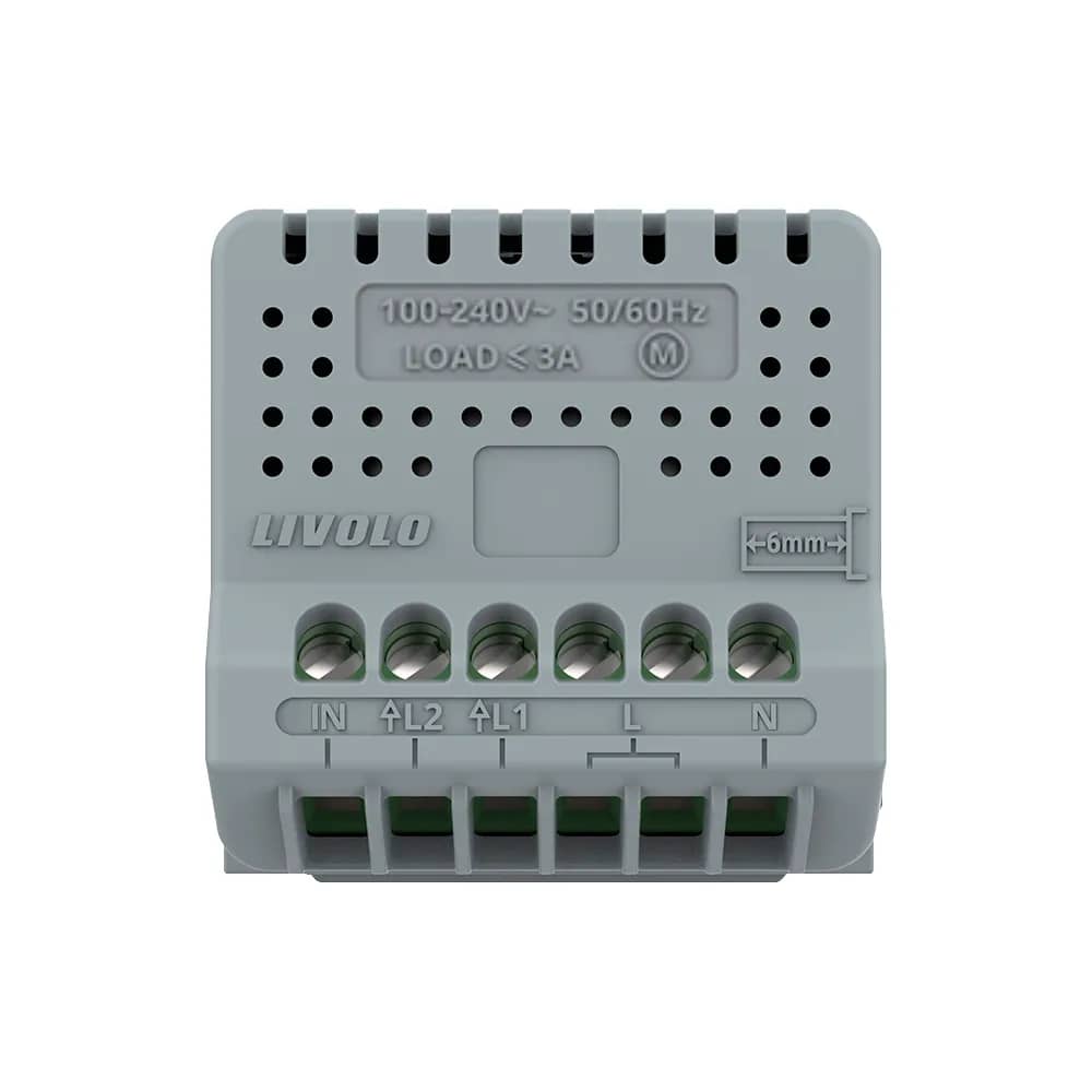 Livolo Touch Curtain Switch Module – New Series (C7-VL-FC2NW-2G) — image 4