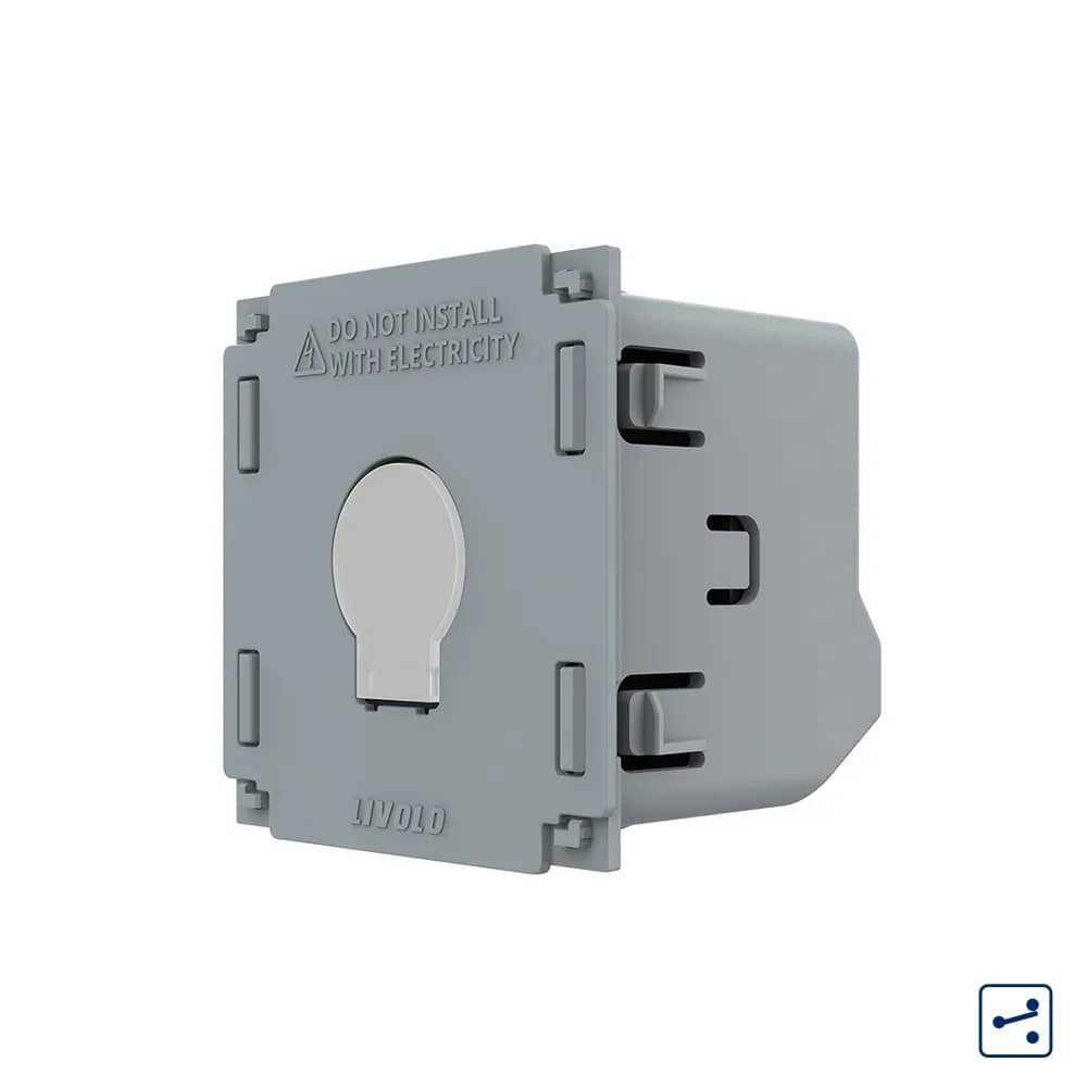 Livolo Touch Light Switch Module – 1 Gang 2-Way / Intermediate – New Series VL-FC1S-2G
