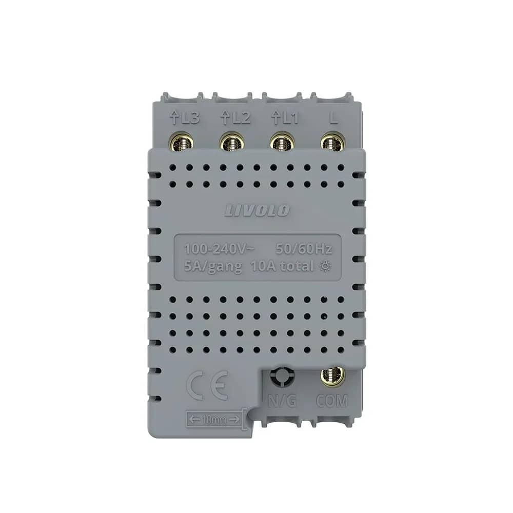 Livolo Touch Light Switch Module – 3 Gang 2-Way / Intermediate, Zigbee EC, Italian Standard — image 3