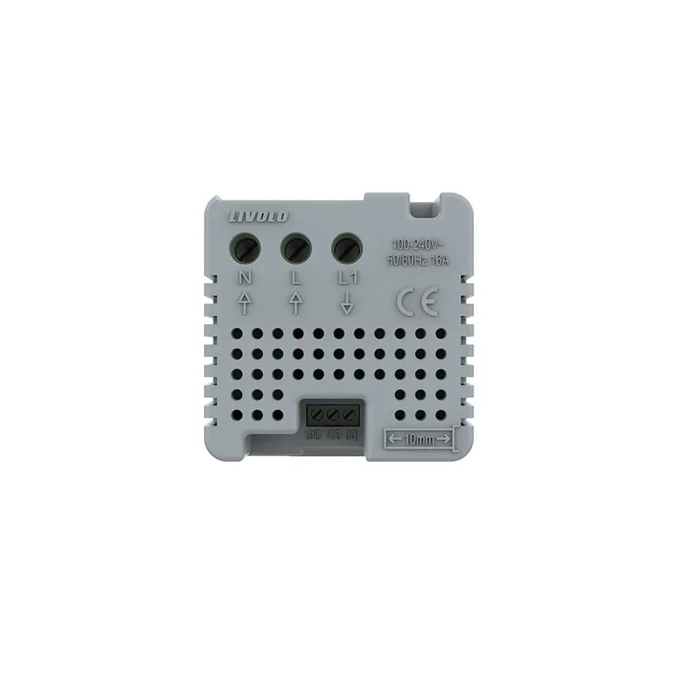 Livolo Touch Thermostat Module for Electric Heating Systems – Zigbee EC – White — image 4
