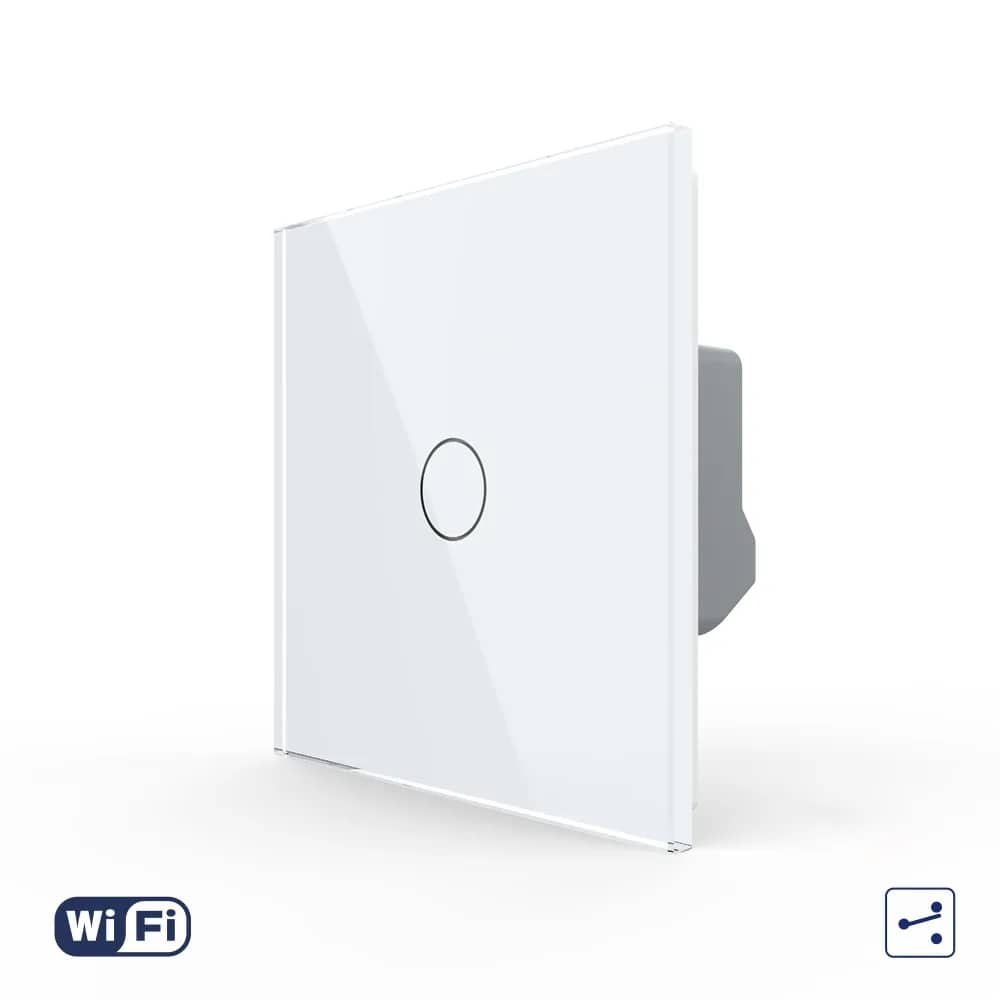 Livolo Wi-Fi Touch Light Switch – 1 Gang 2-Way / Intermediate – New Series