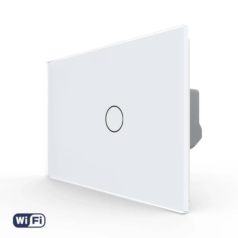 Livolo Wi-Fi Glass Touch Light Switch – 1 Gang, Italian Standard (New Series)