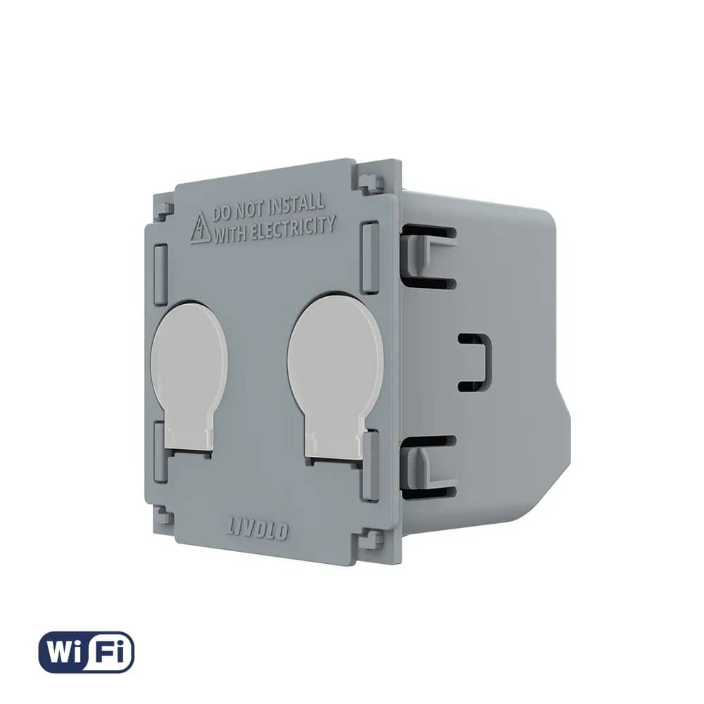 Livolo Wi-Fi Touch Light Switch Module – 2 Gang, New Series (C7-VL-FC2NY-2G)