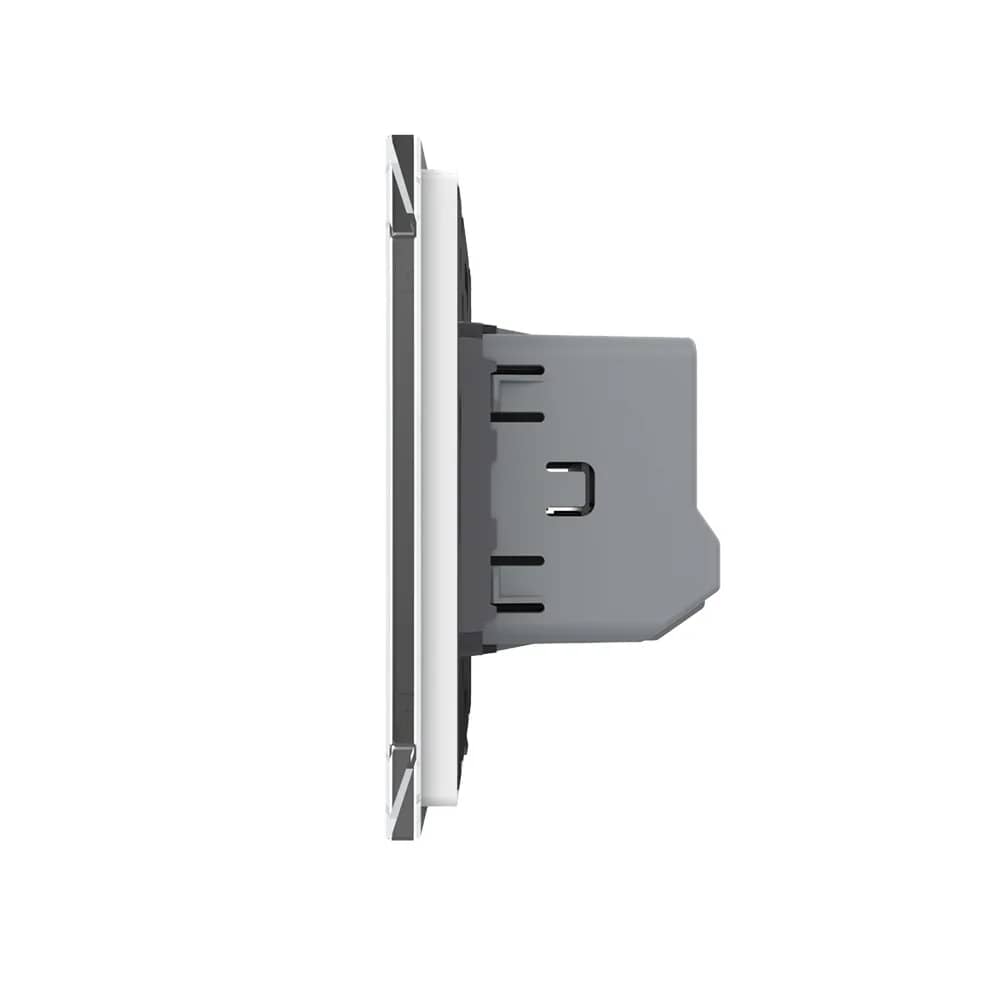 Livolo Wi-Fi Touch Light Switch – 2 Gang 2-Way / Intermediate, Italian Standard – New Series – White — image 3