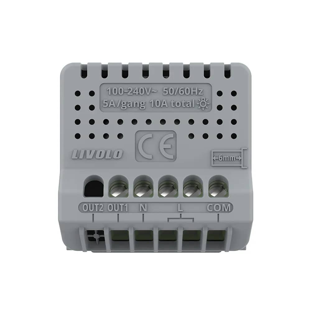 Livolo Wi-Fi Touch Light Switch Module – 1 Gang 2-Way / Intermediate (Cross) – New Series — image 4