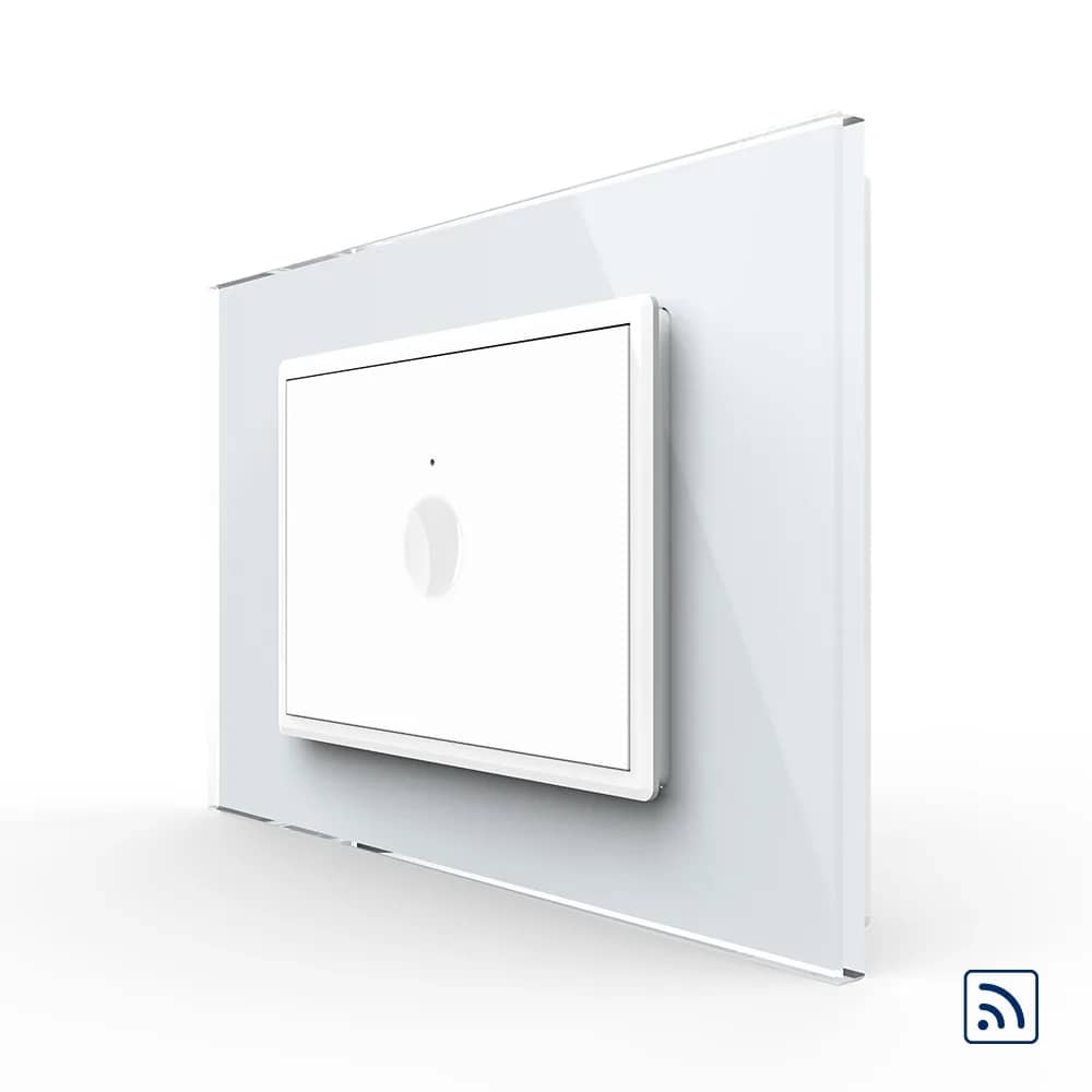 Livolo Wireless Glass Touch Light Switch – 1 Gang, Italian Standard (New Series)