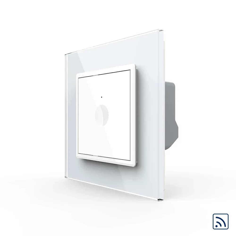 Livolo Wireless Glass Touch Light Switch – 1 Gang, New Series (VL-FC1R-2WP)