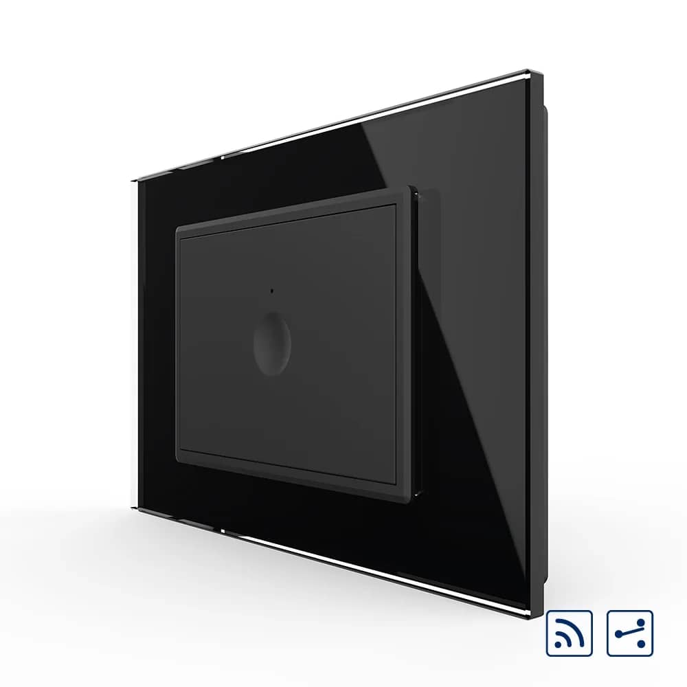 Livolo Wireless Glass Touch Light Switch – 1 Gang 2-Way / Intermediate, Italian Standard – New Series