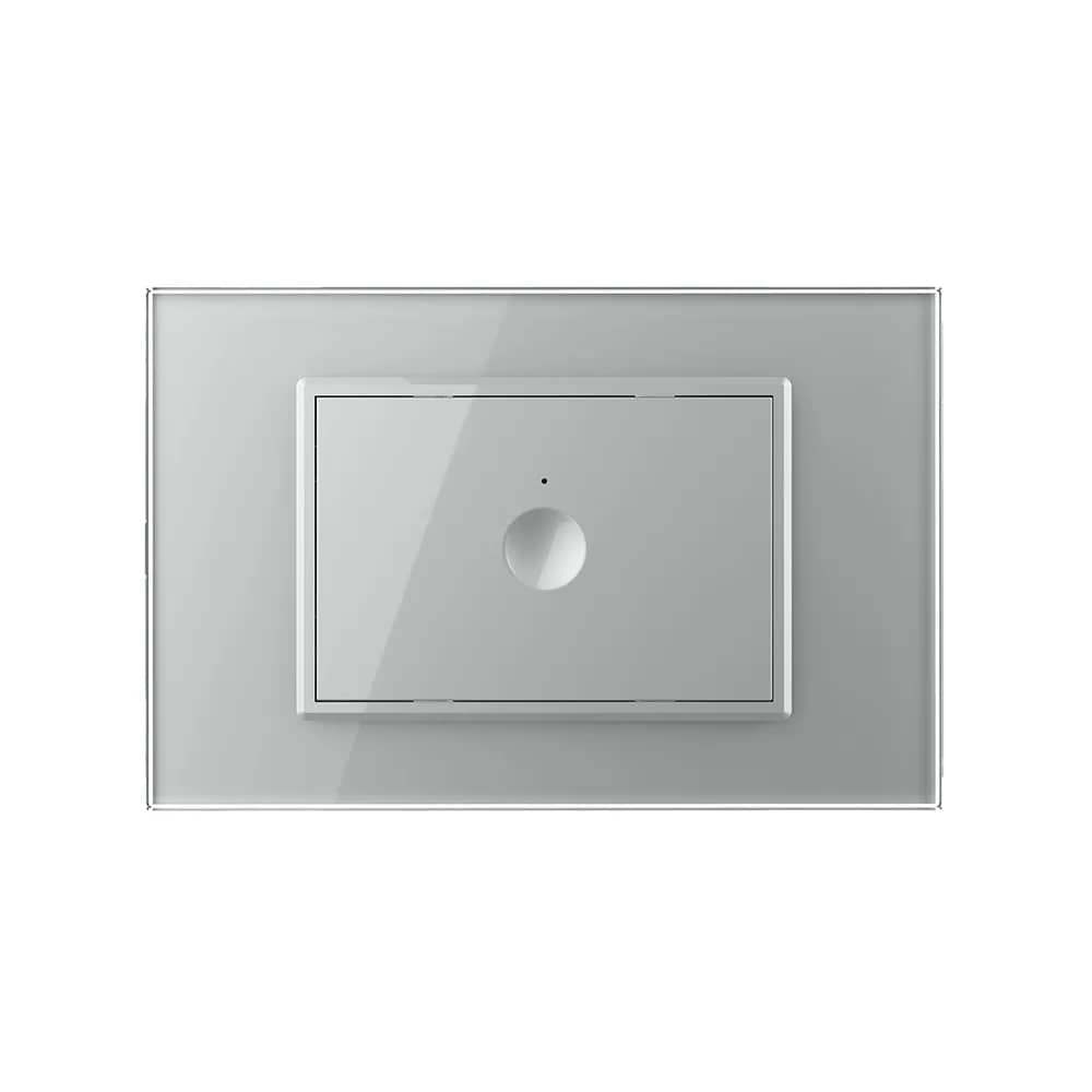 Livolo Wireless Glass Touch Light Switch – 1 Gang 2-Way / Intermediate, Italian Standard – New Series – Grey — image 2