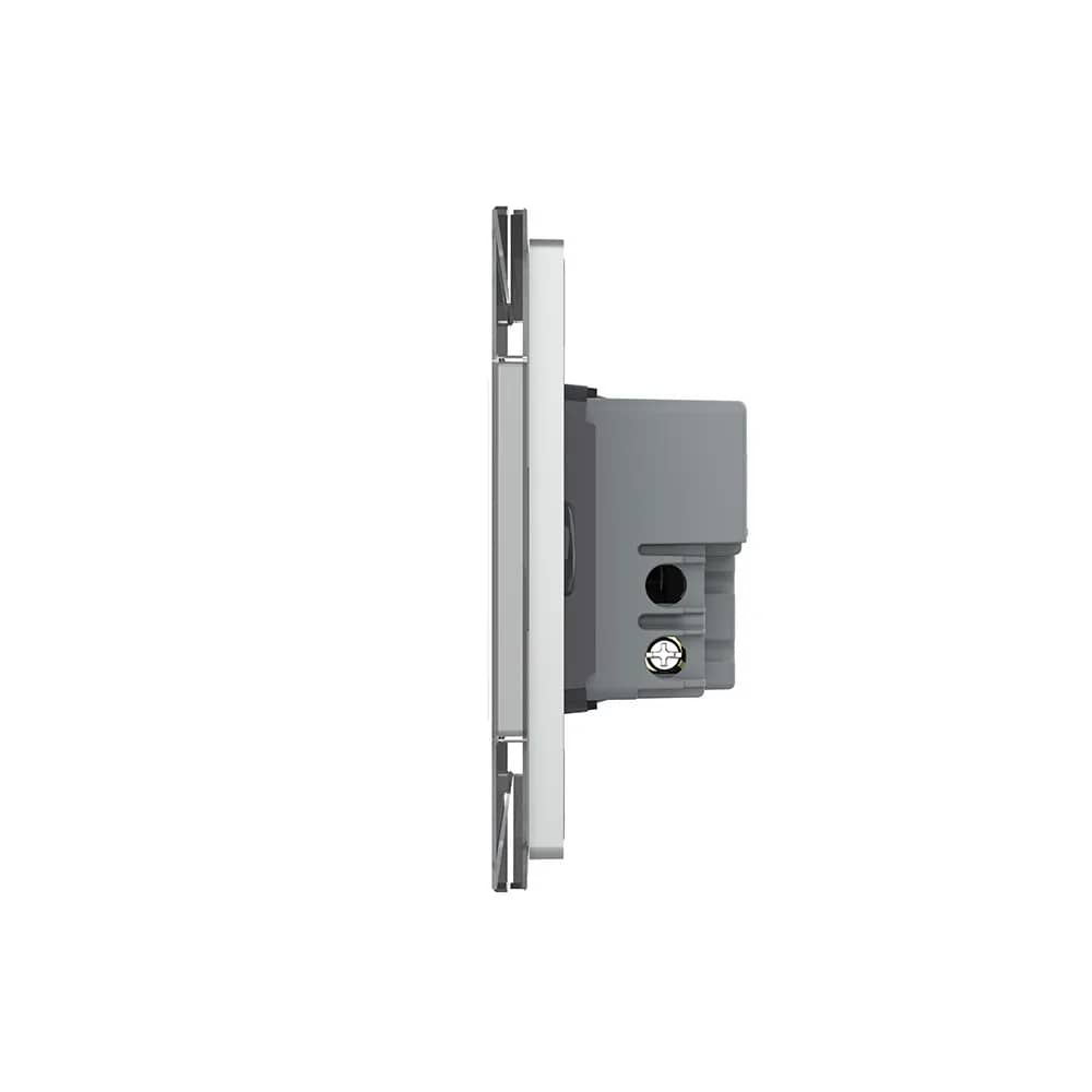 Livolo Wireless Glass Touch Light Switch – 1 Gang 2-Way / Intermediate, Italian Standard – New Series – Grey — image 3