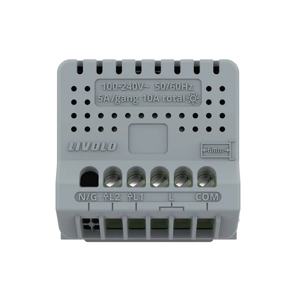 Livolo Wireless Touch 2-Way / Intermediate Light Switch Module – 2 Gang, New Series VL-FC2SR-2G — image 4