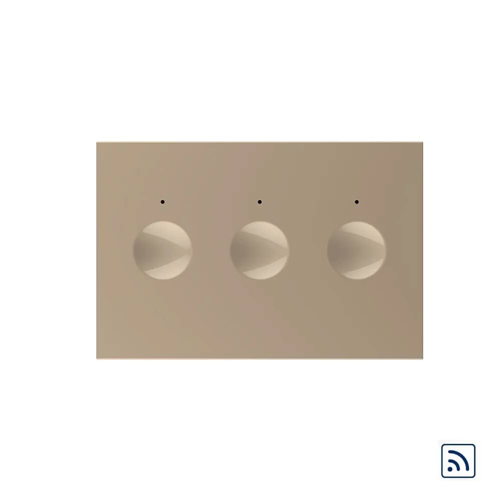 Livolo Wireless Touch Light Switch Module – 3 Gang, Italian Standard, New Series