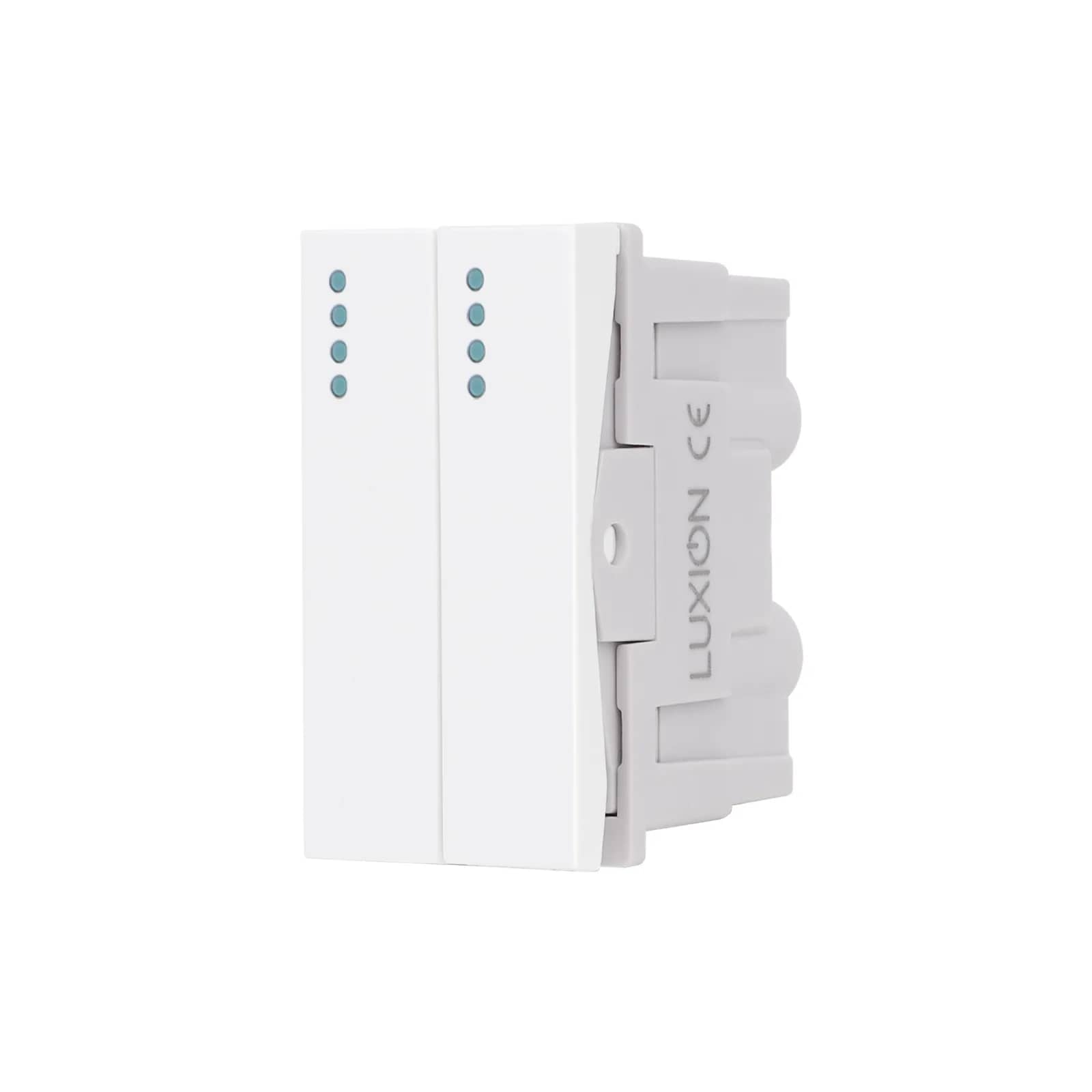 Luxion 2 Gang Mechanical Light Switch Module 2M / 1M – Italian Standard