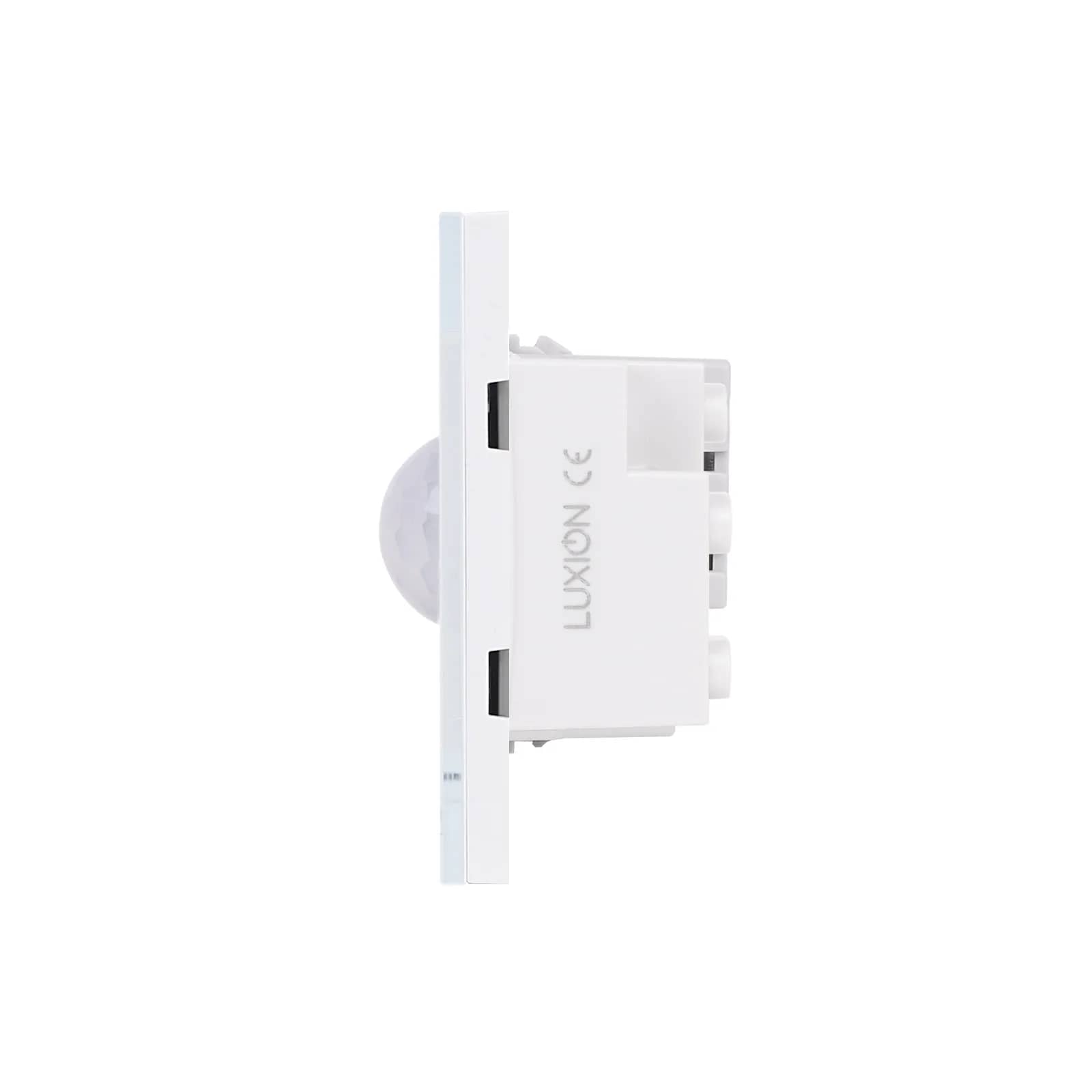 Luxion 2M Motion Sensor and Narrow Socket with Glass Frame – Italian Standard, 3M – White — image 3
