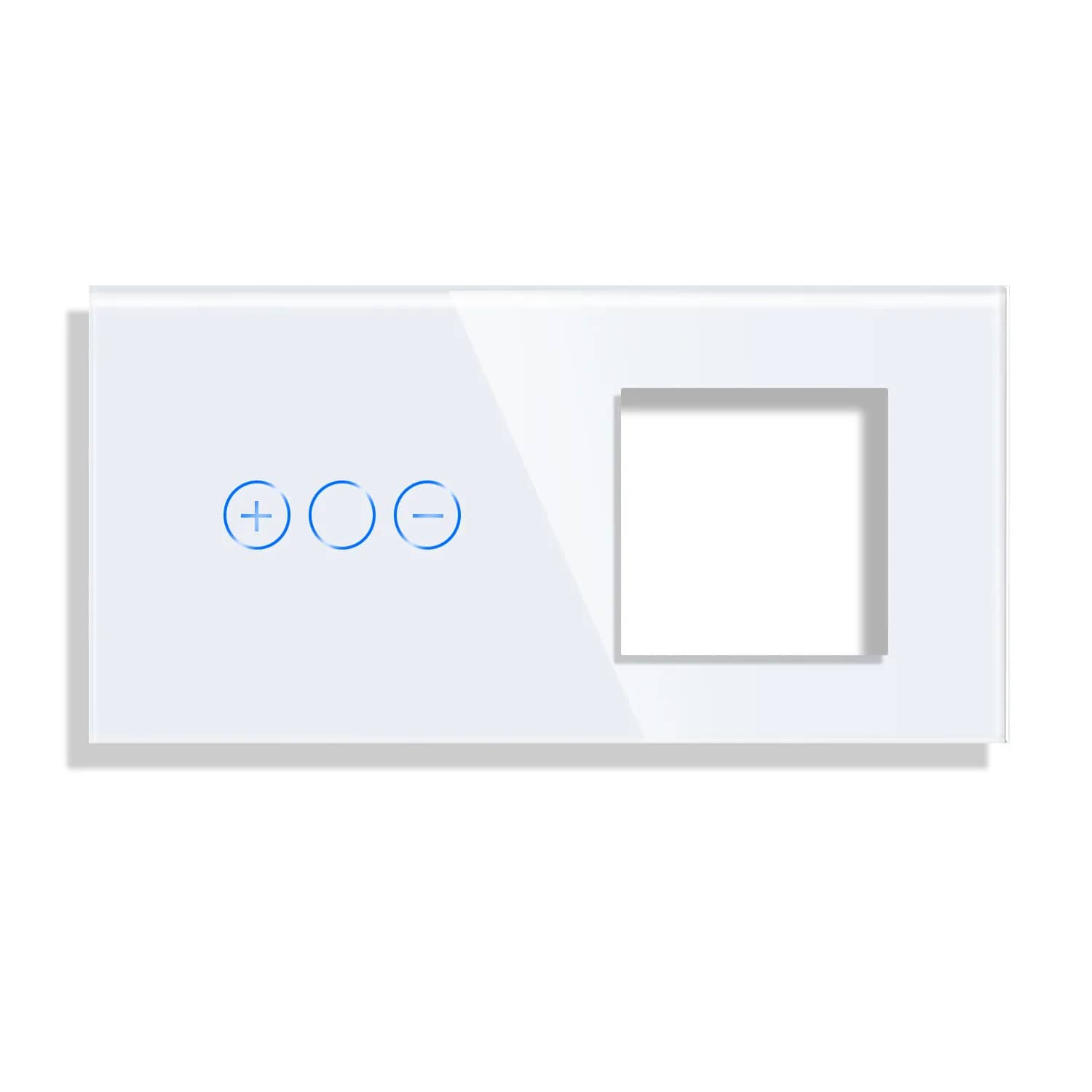 Luxion Glass Touch Dimmer Switch Panel with Single Socket