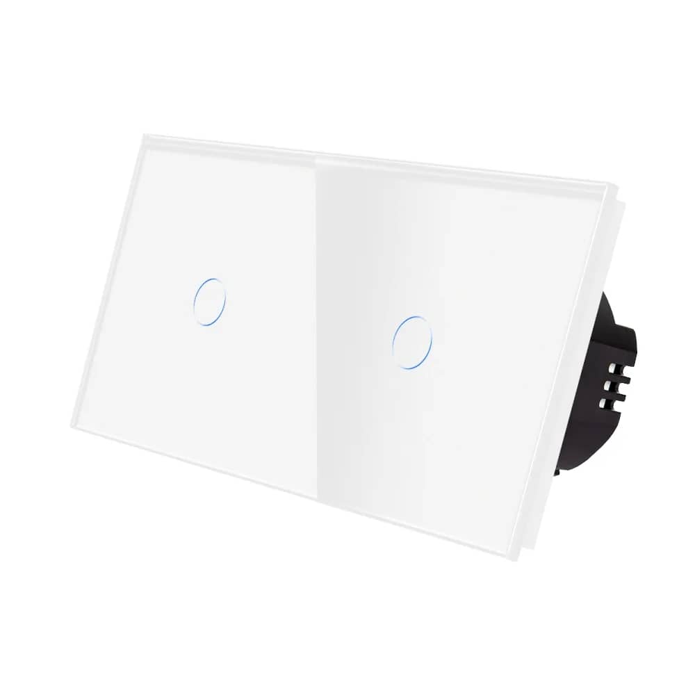 Luxion Glass Touch Light Switch – 1 Gang + 1 Gang