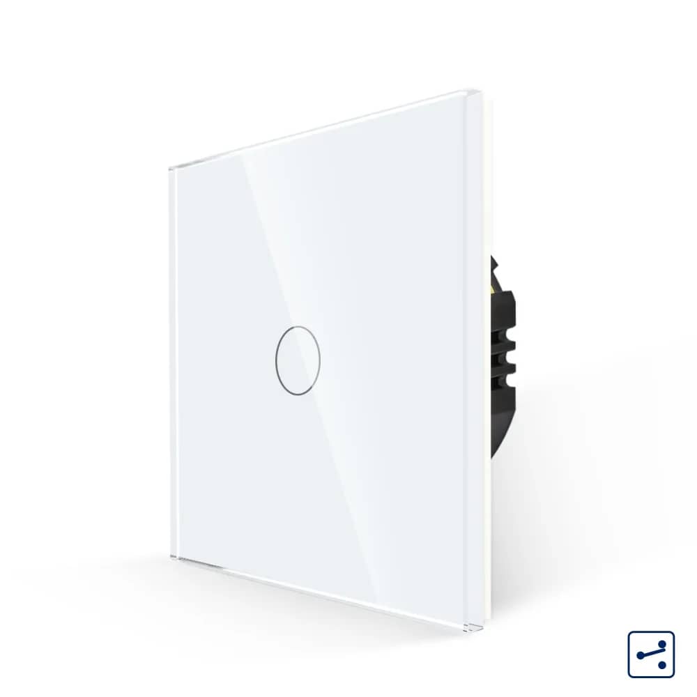 Luxion Glass Touch Light Switch – 1 Gang 2-Way/Intermediate (Staircase), Series A