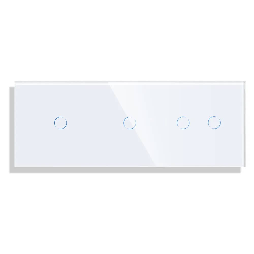 Luxion Glass Touch Light Switch Panel – 1 Gang + 1 Gang + 2 Gang