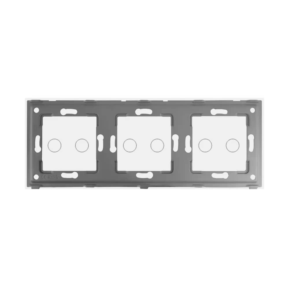 Luxion Glass Touch Light Switch Panel – 2 Gang + 2 Gang + 2 Gang – White — image 4