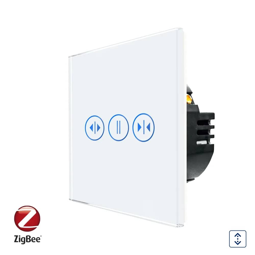 Luxion Glass Touch Roller Shutter Switch – Zigbee Tuya