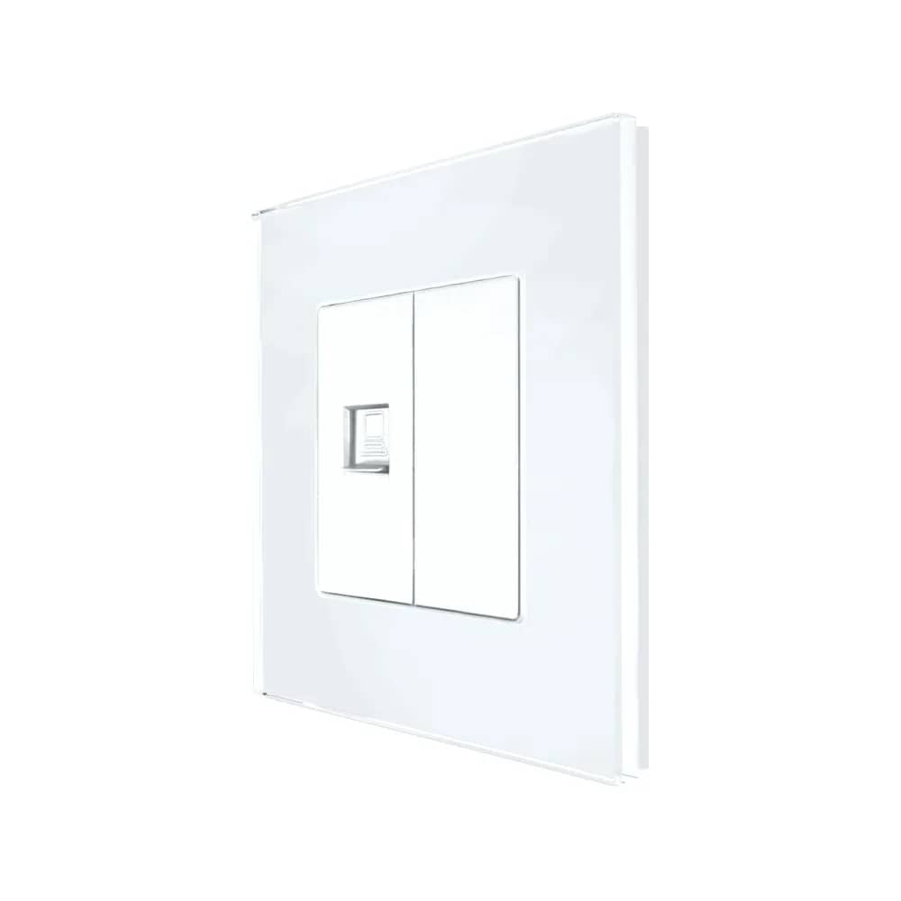 Luxion Internet Data Socket with Glass Frame
