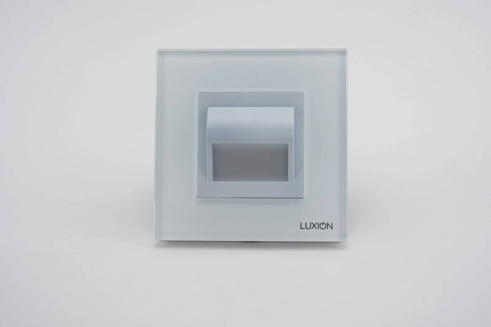 Luxion LED Night Light with Neutral White Light and Glass Frame – White — image 4