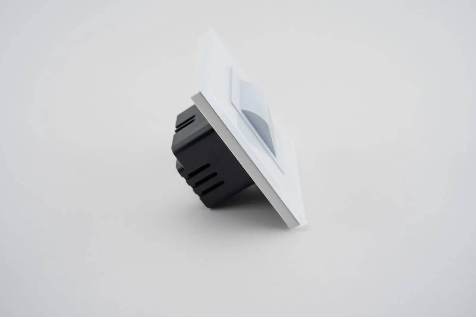 Luxion LED Night Light with Neutral White Light and Glass Frame – White — image 5