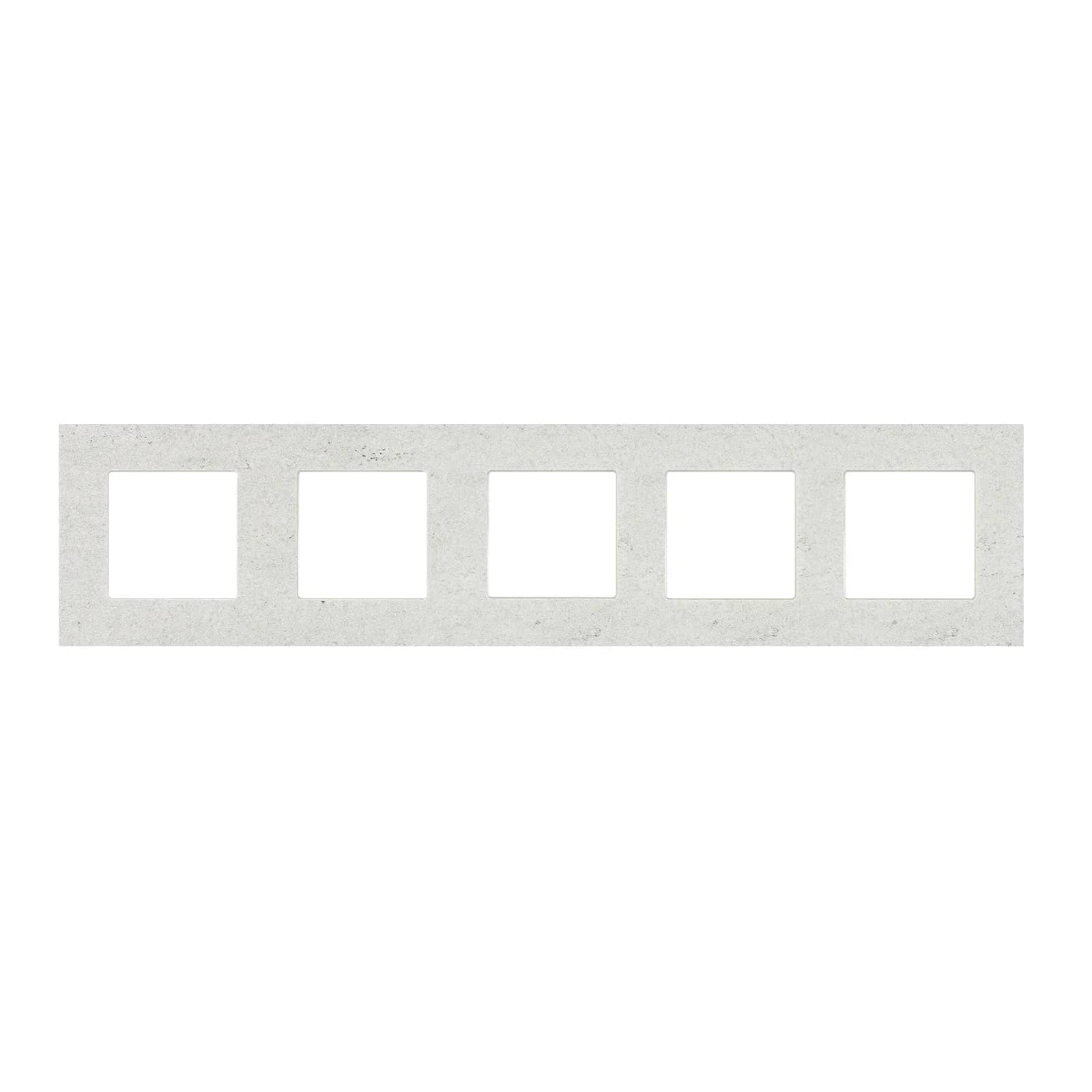 Luxion Marble 5-Gang Frame